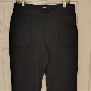 New Lands' End Five Pocket Yoga Pant. Sz. Medium Tall. Black.